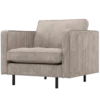 Rodeo classic fauteuil ribstof donkerzand