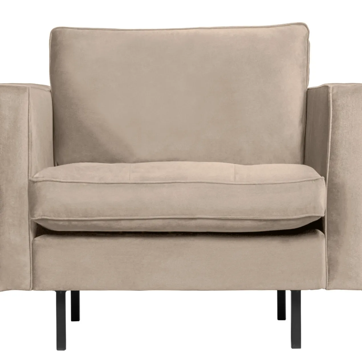 Rodeo classic fauteuil velvet khaki