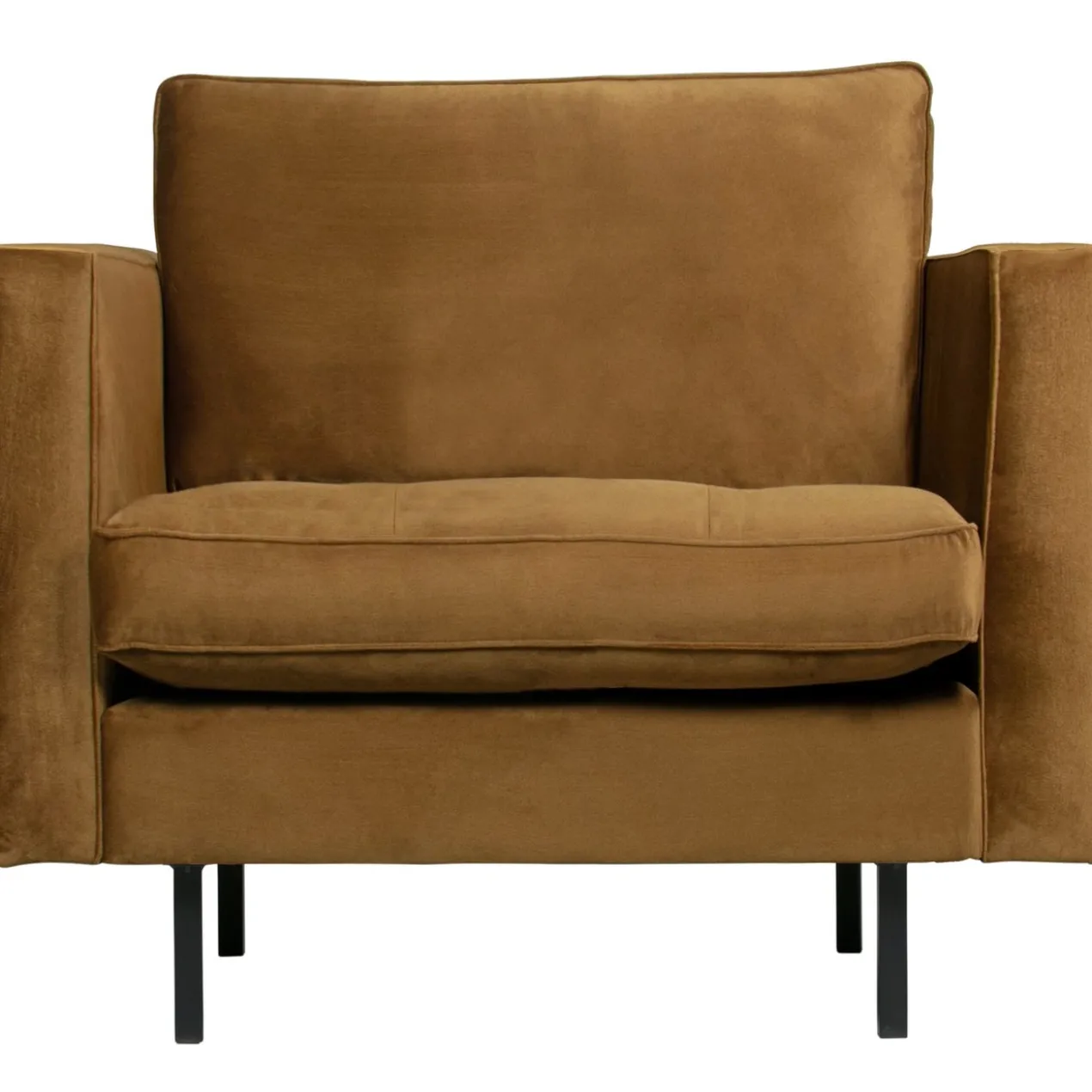 Rodeo classic fauteuil velvet honinggeel