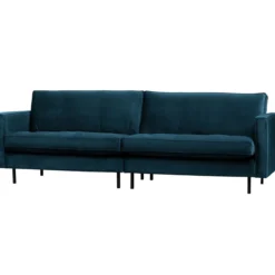 Rodeo classic 3-zits bank velvet blauw
