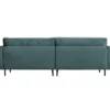 Rodeo classic 3-zits bank velvet groenblauw