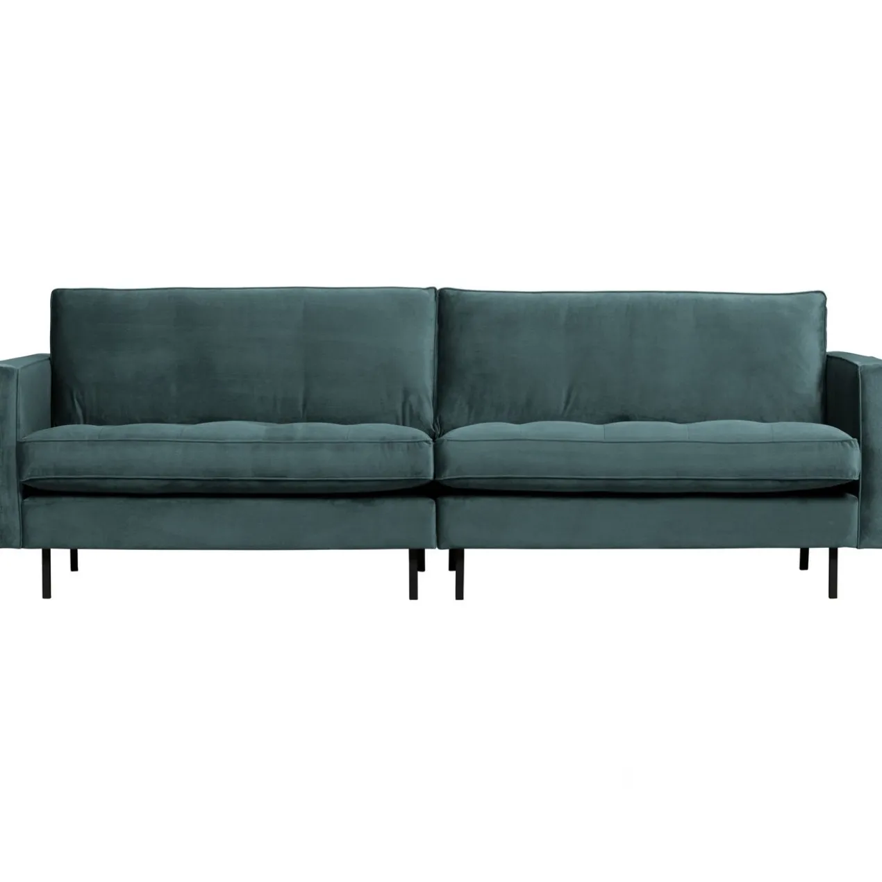 Rodeo classic 3-zits bank velvet groenblauw