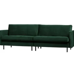 Rodeo classic 3-zits bank velvet bosgroen