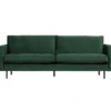 Rodeo classic 2,5-zits bank velvet bosgroen