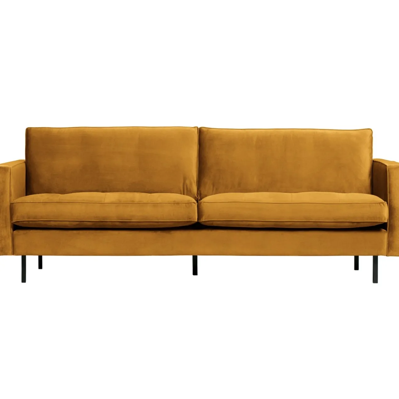 Rodeo classic 2,5-zits bank velvet okergeel