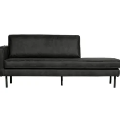 Rodeo daybed links ecoleer zwart