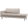 Rodeo daybed links ribstof ecru