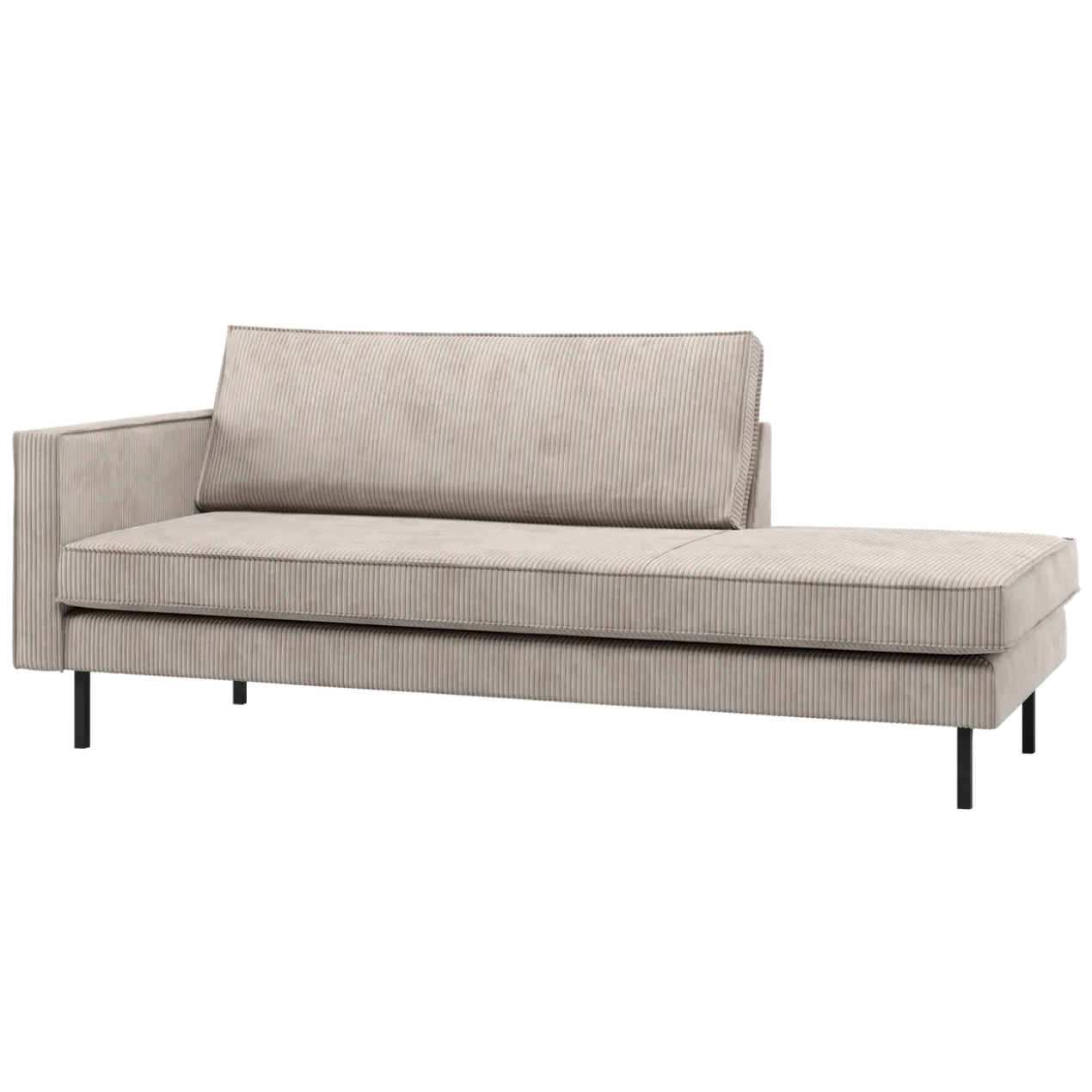 Rodeo daybed links ribstof ecru