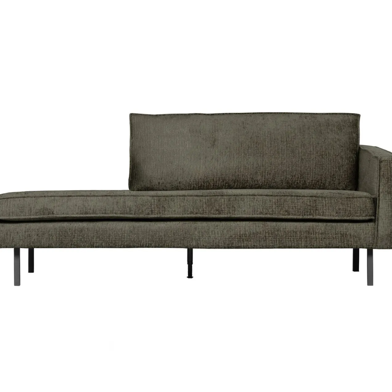 Rodeo daybed rechts structure velvet frost