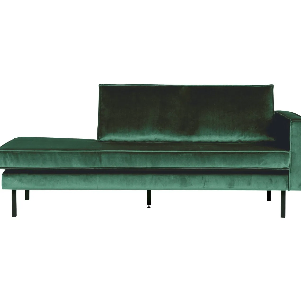 Rodeo daybed rechts velvet bosgroen