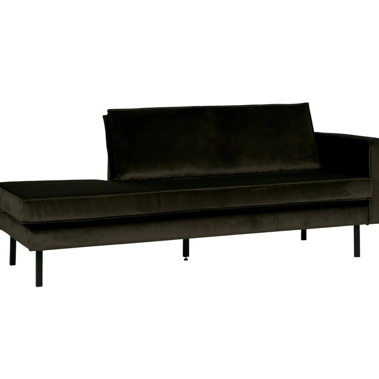 Rodeo daybed rechts velvet donkergroen