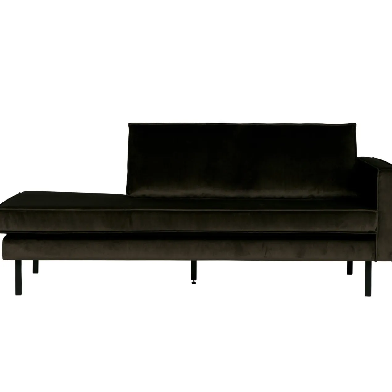 Rodeo daybed rechts velvet donkergroen