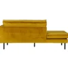 Rodeo daybed rechts velvet okergeel