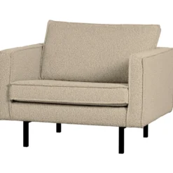 Rodeo fauteuil boucle beige