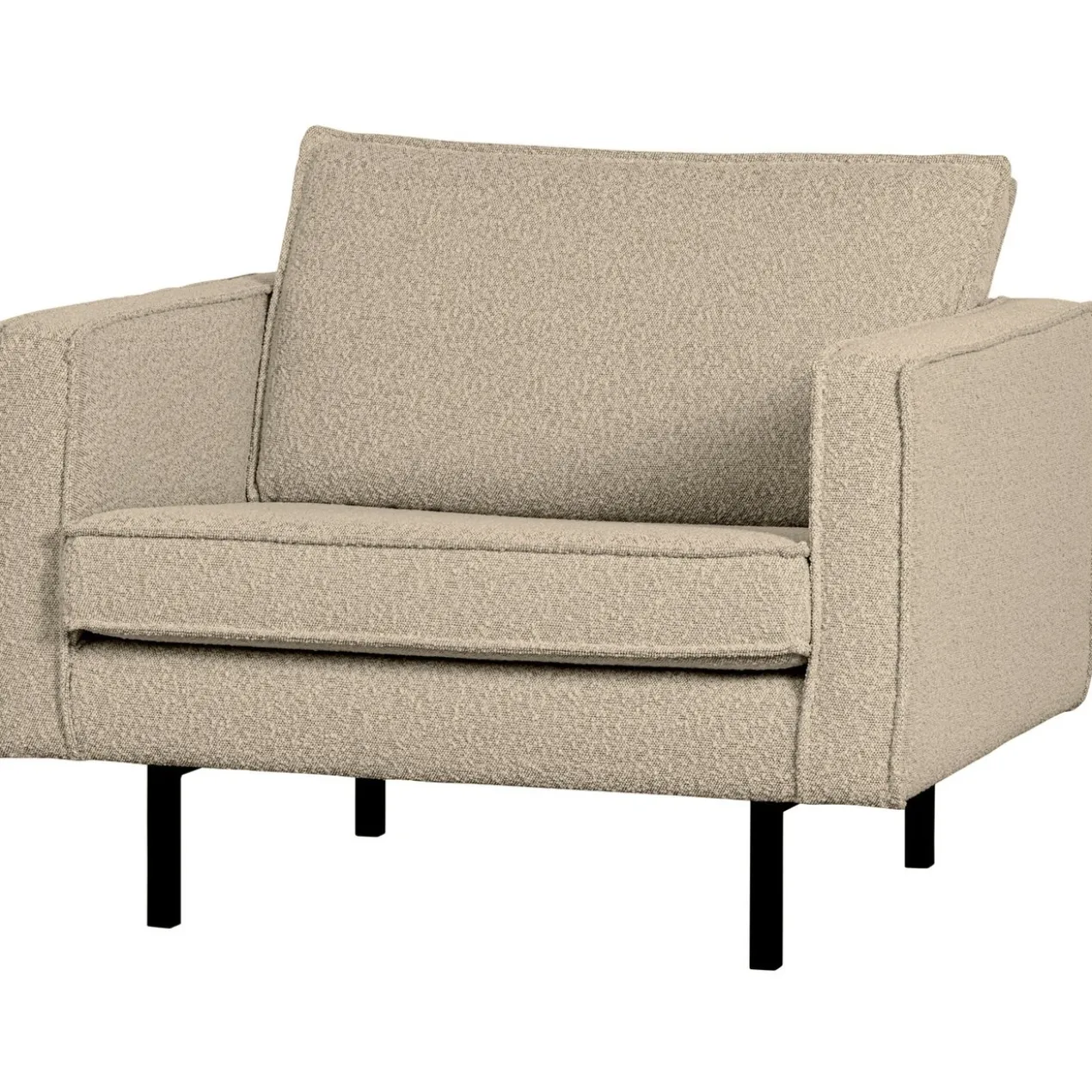 Rodeo fauteuil boucle beige