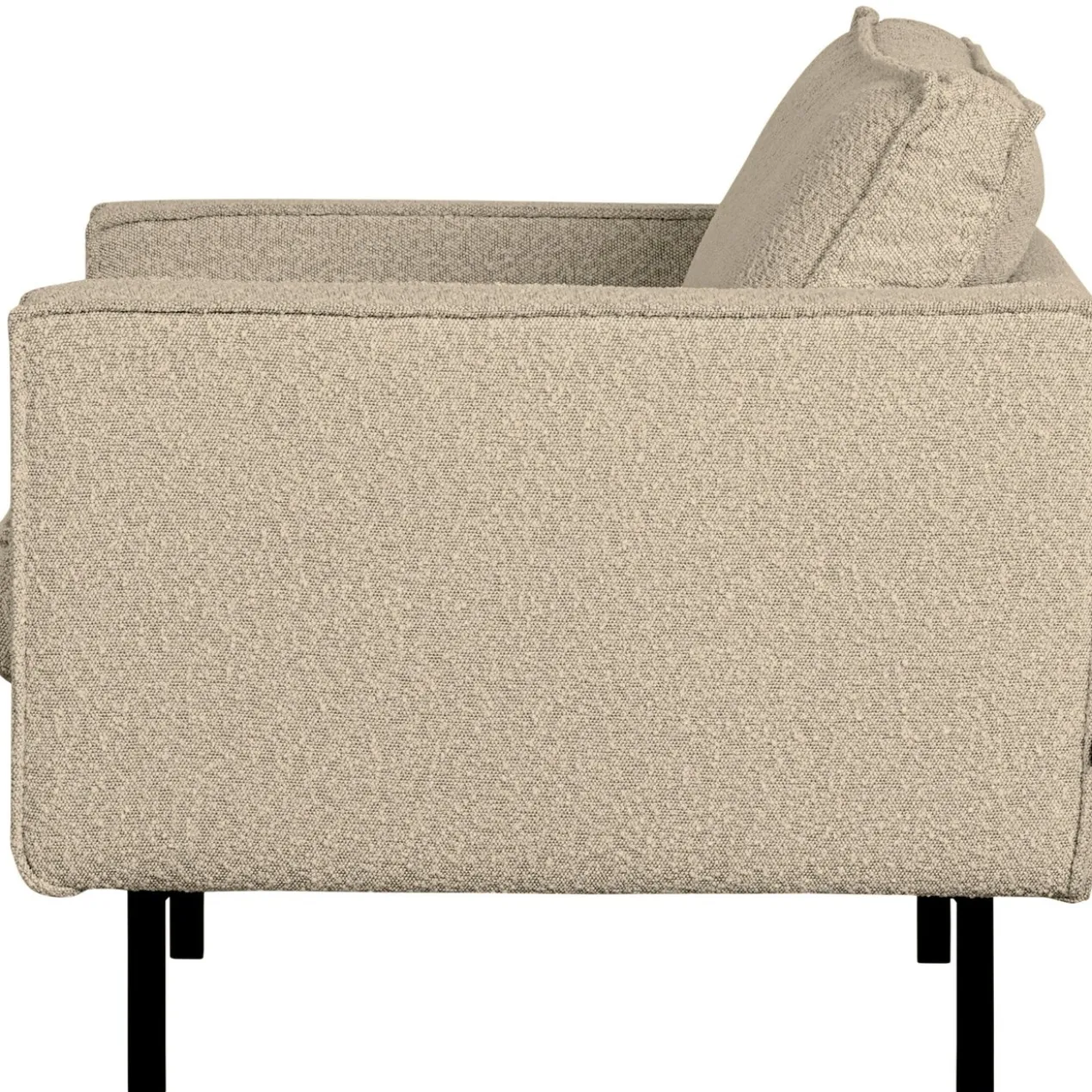 Rodeo fauteuil boucle beige