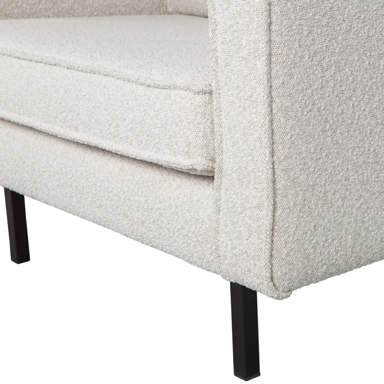 Rodeo fauteuil boucle naturel