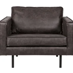 Rodeo fauteuil ecoleer zwart