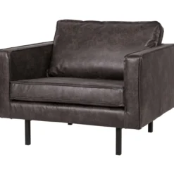 Rodeo fauteuil ecoleer zwart