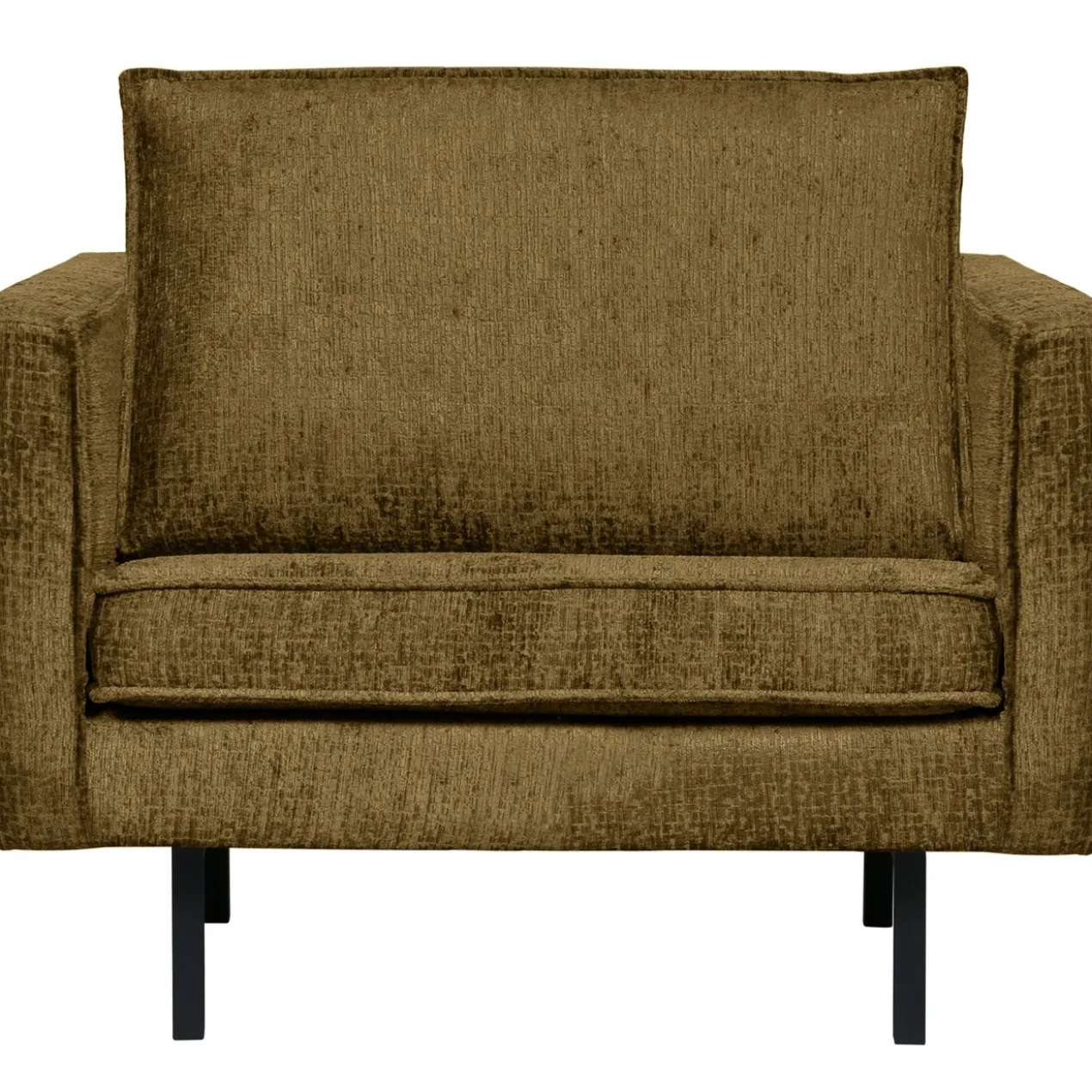 Rodeo fauteuil structure velvet brass