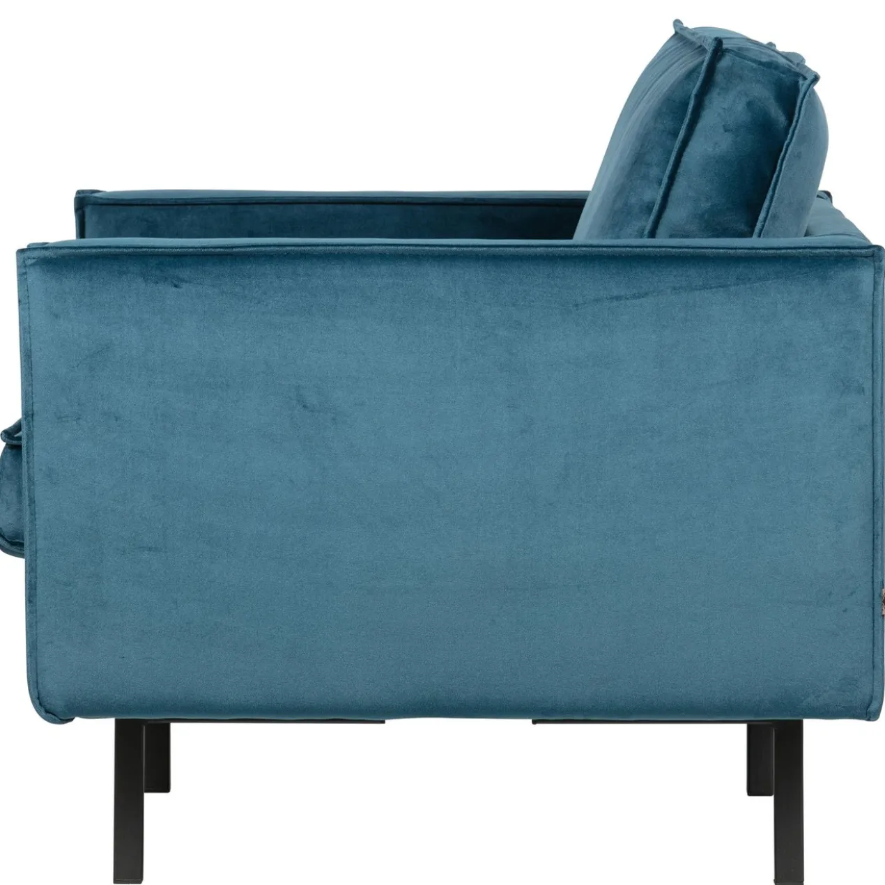 Rodeo fauteuil velvet blauw