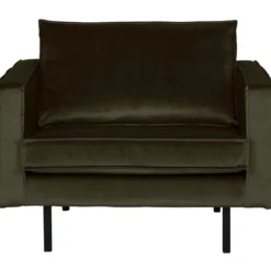 Rodeo fauteuil velvet donkergroen