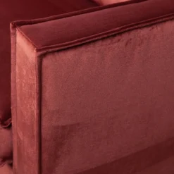 Rodeo fauteuil velvet kastanjebruin