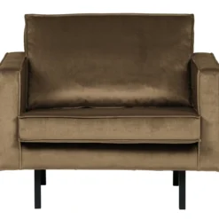 Rodeo fauteuil velvet taupe