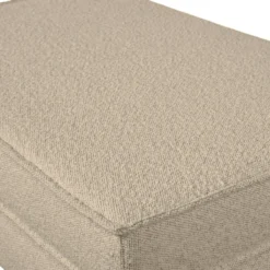 Rodeo hocker op poten boucle beige