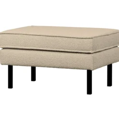 Rodeo hocker op poten boucle beige