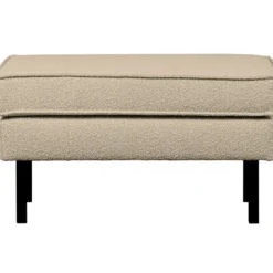 Rodeo hocker op poten boucle beige