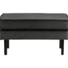 Rodeo hocker op poten velvet antraciet