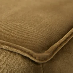 Rodeo hocker op poten velvet honinggeel