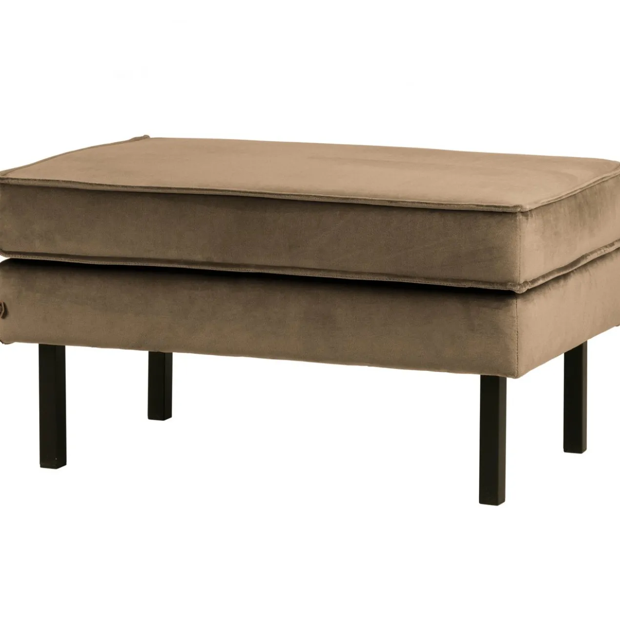 Rodeo hocker op poten velvet taupe