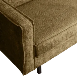Rodeo hoekbank rechts structure velvet brass