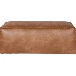 Rodeo poef 43x120x60 ecoleer cognac