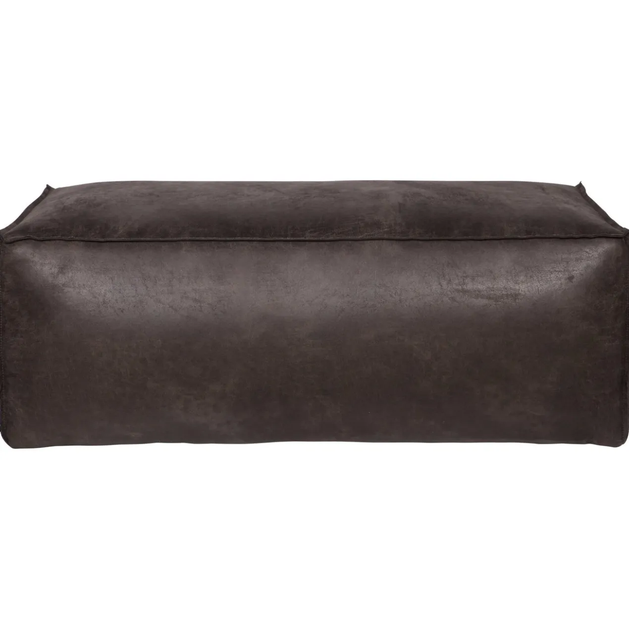 Rodeo poef 43x120x60 ecoleer zwart