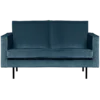 Rodeo 2-zits bank velvet blauw [fsc]