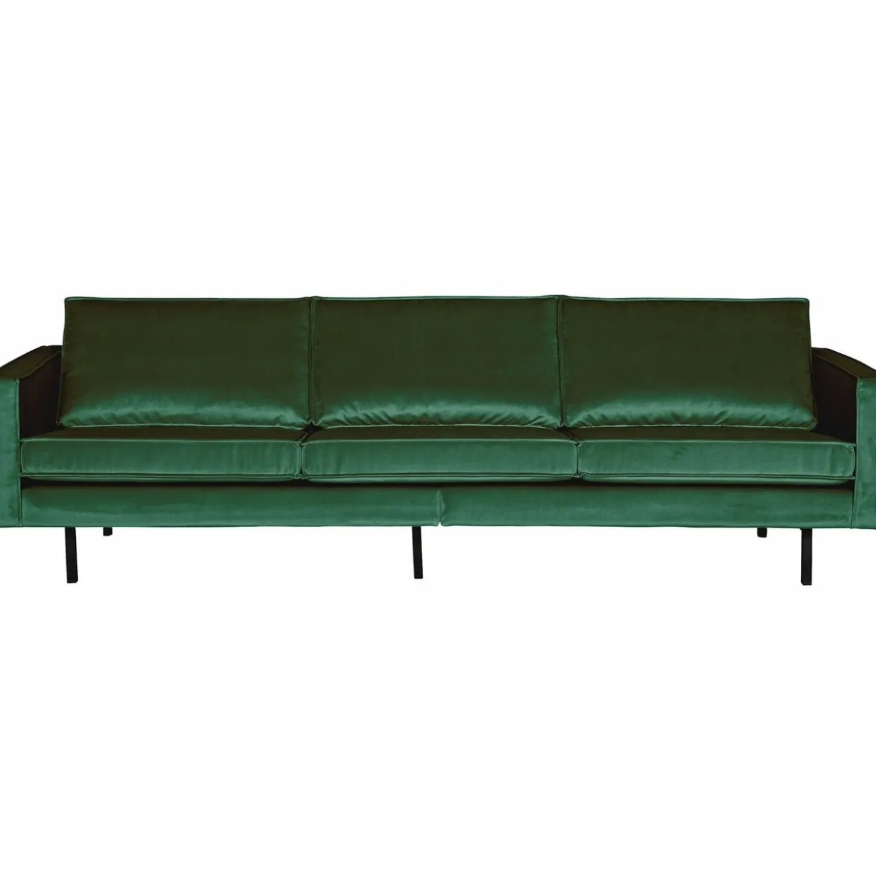 Rodeo 3-zits bank velvet bosgroen