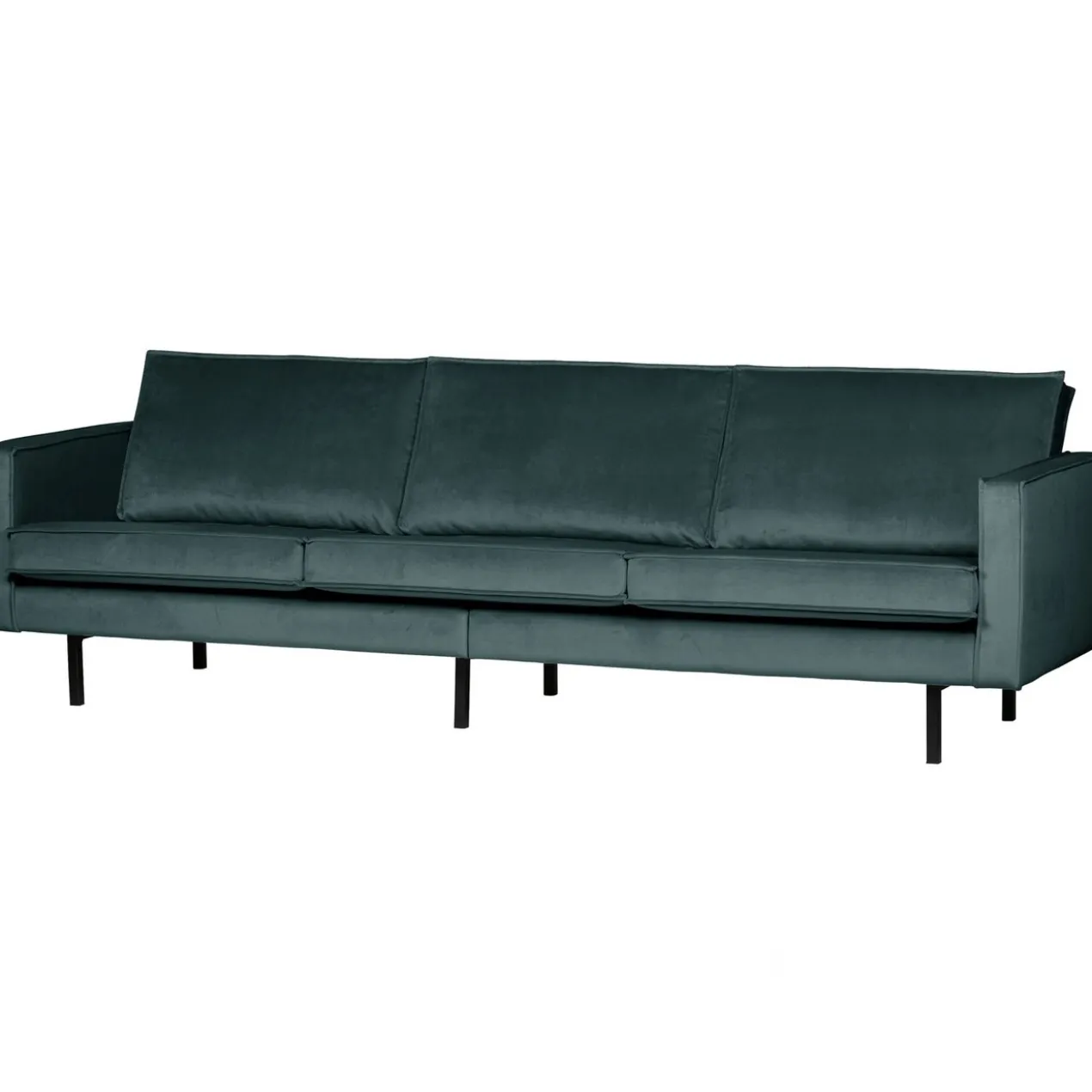 Rodeo 3-zits bank velvet groenblauw