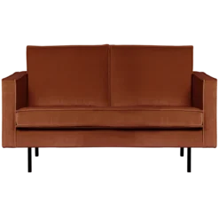 Rodeo 2-zits bank velvet roest [fsc]
