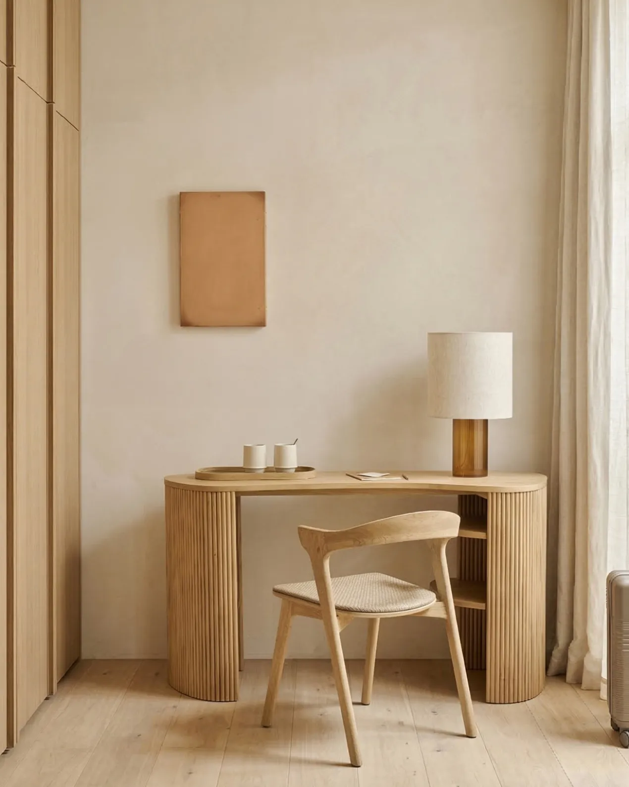 Roller Max bureau - eiken gelakt - 137