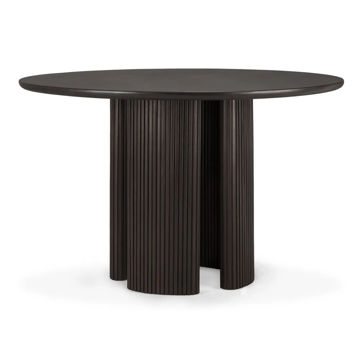 Roller Max eettafel 150 rond - donker mahonie