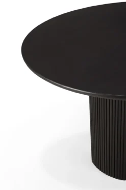 Roller Max eettafel 150 rond - donker mahonie