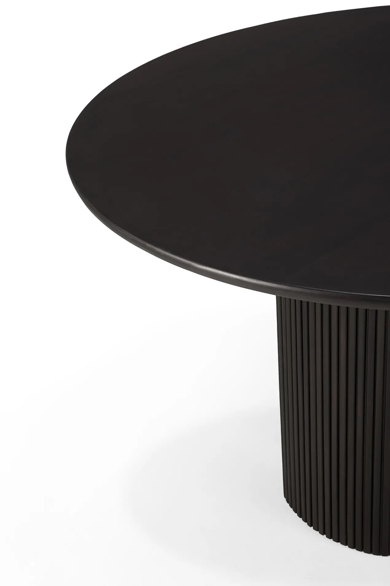 Roller Max eettafel 150 rond - donker mahonie