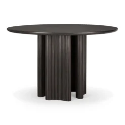 Roller Max eettafel 150 rond - donker mahonie