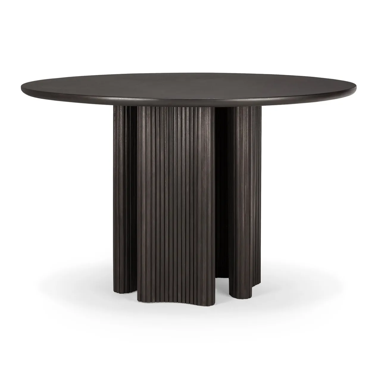 Roller Max eettafel 150 rond - donker mahonie