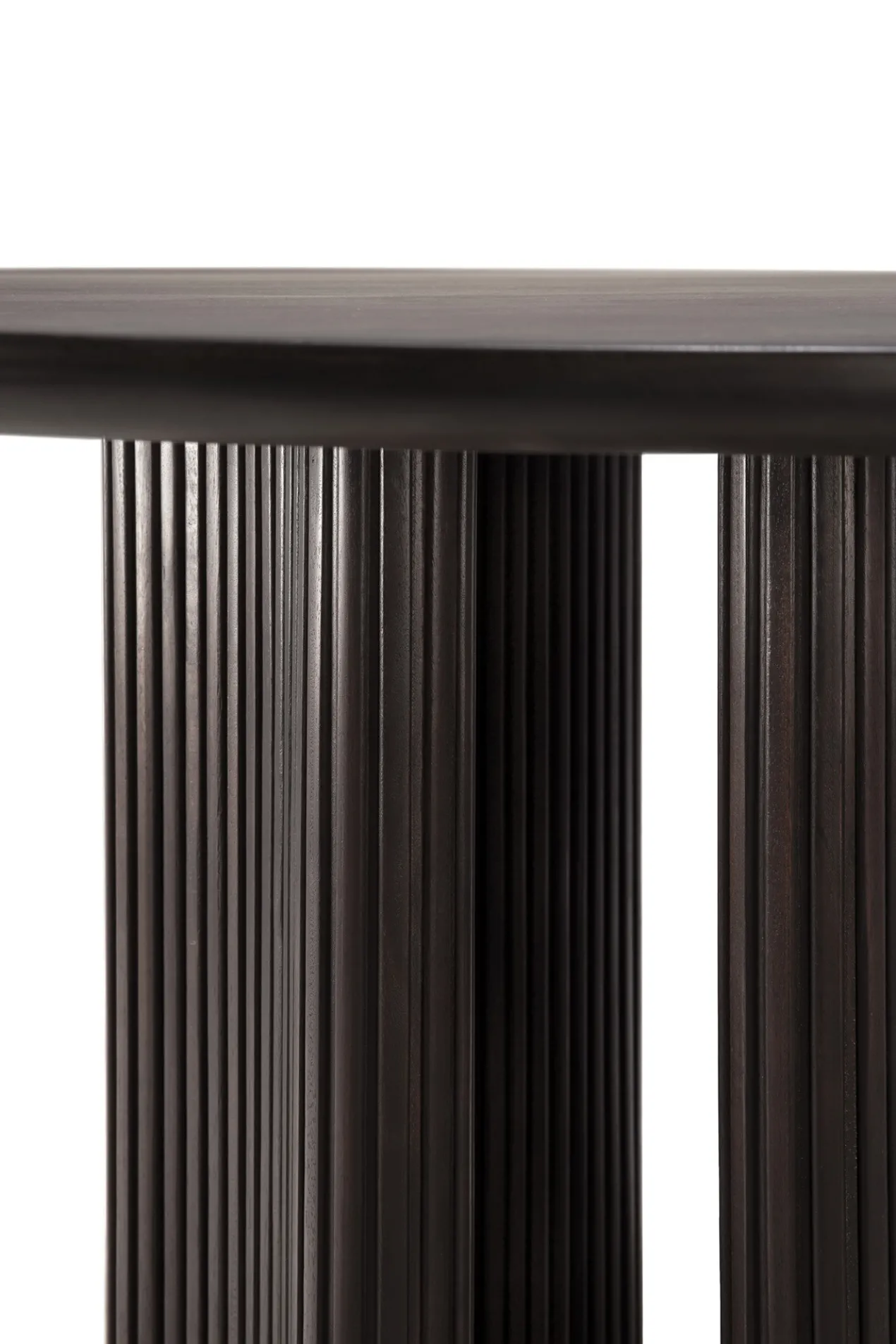 Roller Max eettafel 150 rond - donker mahonie