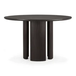 Roller Max eettafel 150 rond - donker mahonie