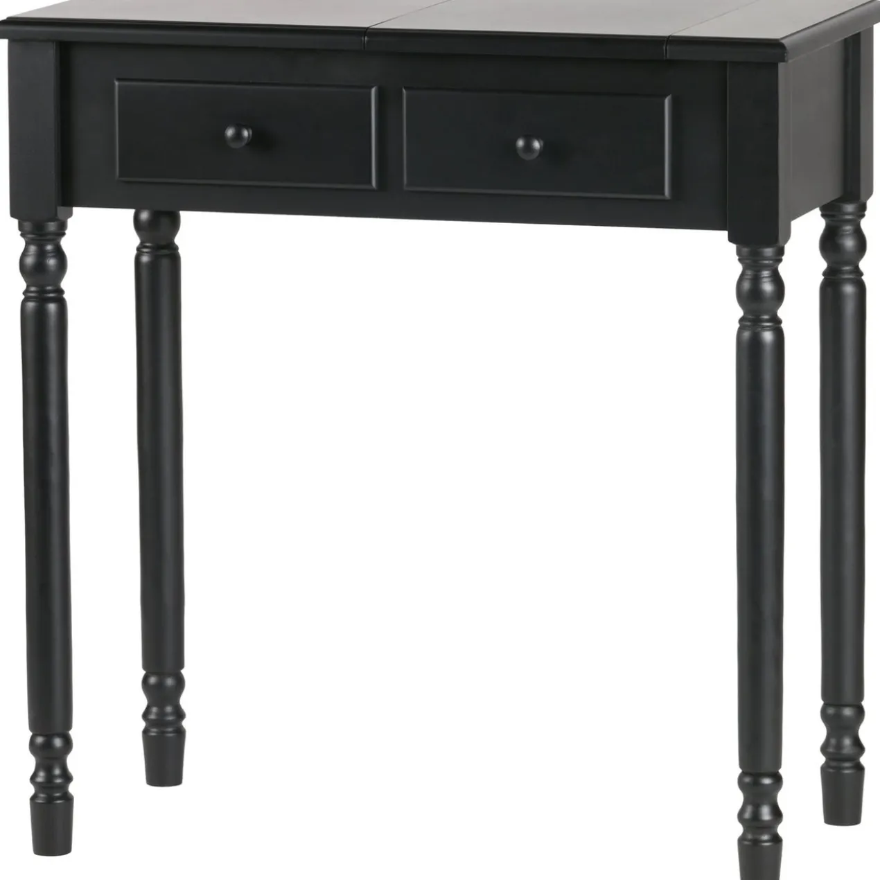 Romy hal/kaptafel hout zwart